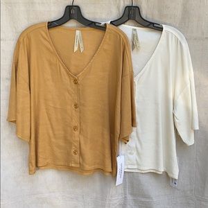 Drop Shoulder top